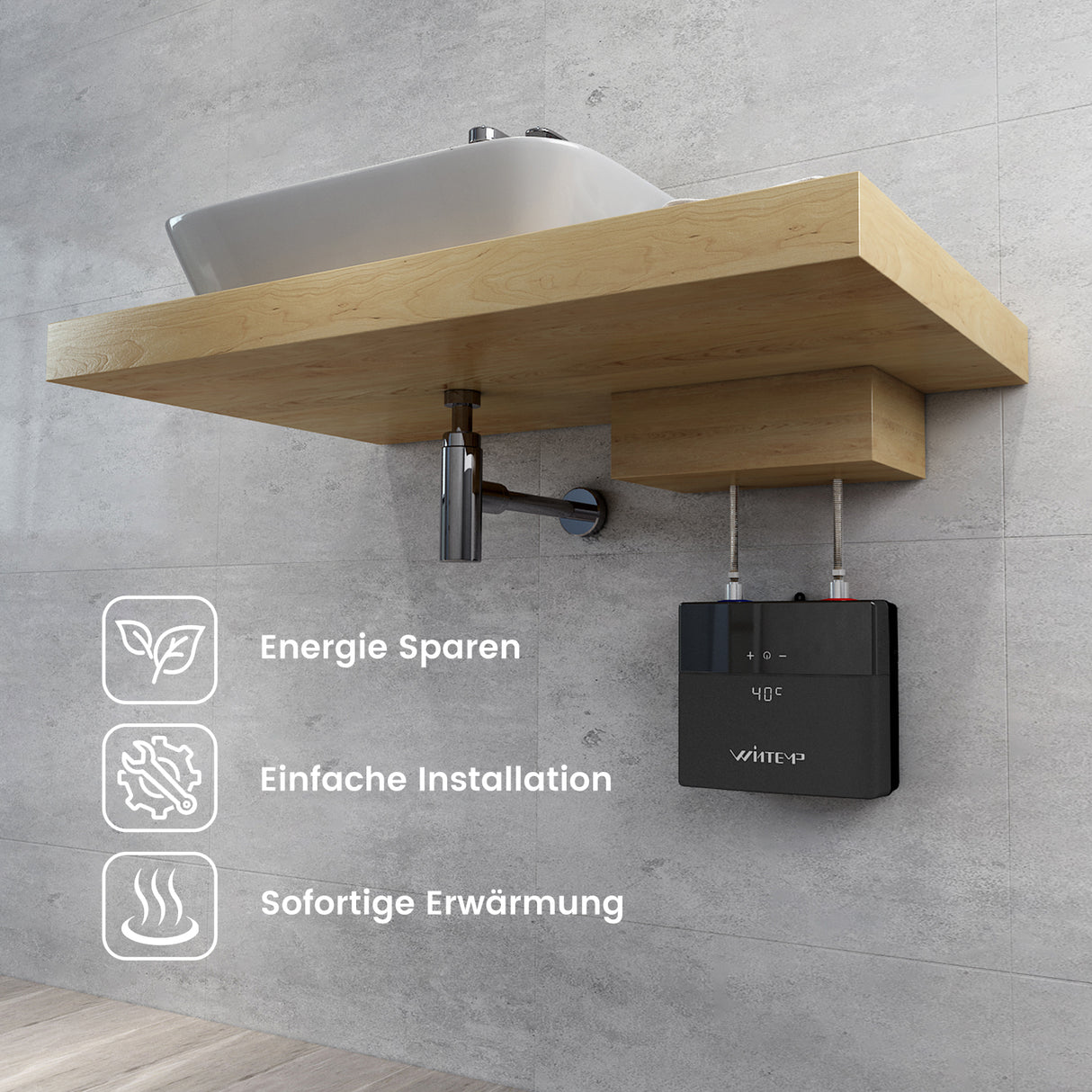 Durchlauferhitzer - 120 V | 3,5 kW KFU135 Grün