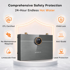 WM09 Plus Smart Point-of-Use Tankless Electric Water Heater