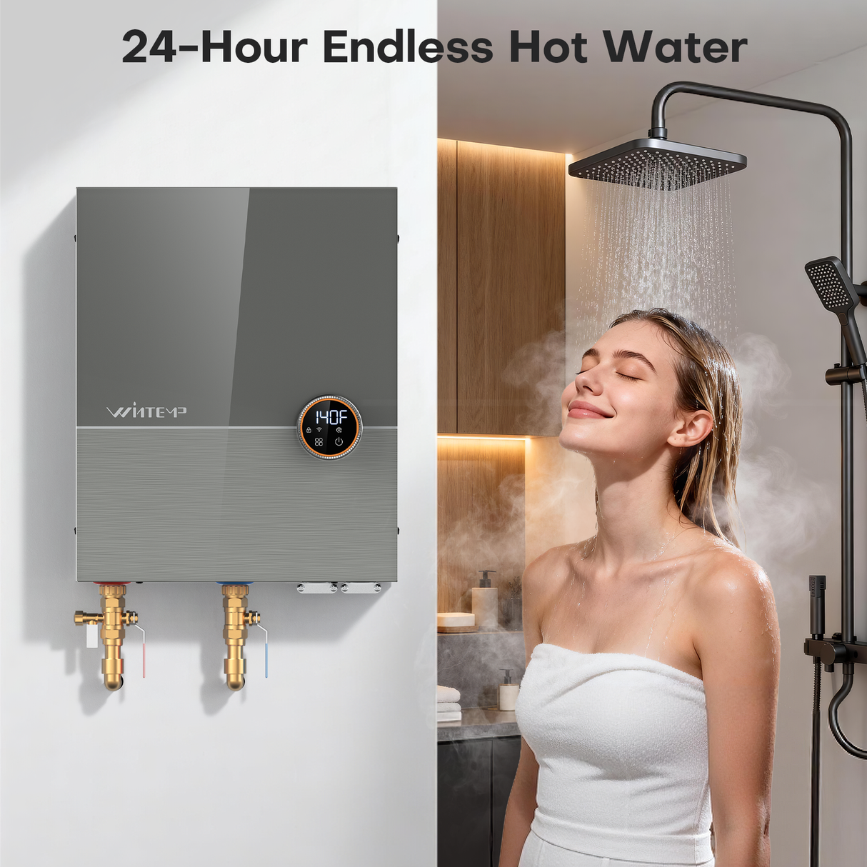 WM27 Plus Smart Whole-House Tankless Electric Water Heater